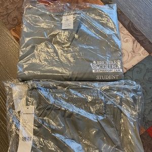 Broward College Respiratory Care Scrubs - SMALL